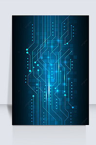 集成電路板光線背景的應用與商用價值